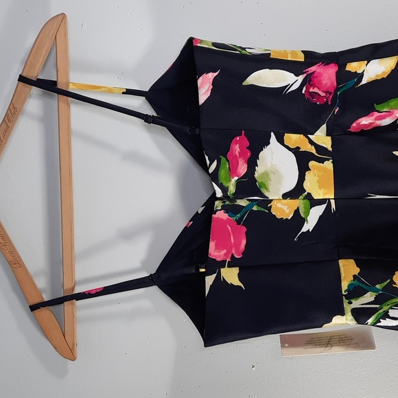 NWT ELIZA J. NAVY/FLORAL( YELLOW, PINK & WHITE) DRESS SZ 4 - Picture 7 of 11